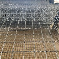 Treillis métallique enroulé de haute qualité, treillis métallique serti à trous carrés galvanisés, treillis tissé en acier inoxydable 201, 304