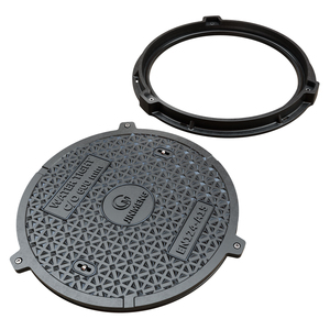 Tapa de alcantarilla hermética de 550 mm para tanques de agua, estaciones de bombeo, tratamiento de agua y <span class=keywords><strong>fosas</strong></span> sépticas, fabricante SMC, China - Product Image 2