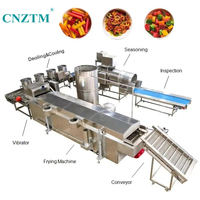 Chaîne de production de machines à frire automatiques CE pour snacks croustillants 3D, chips, aliments soufflés et craquelins de crevettes