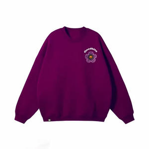 Sweat-shirt à col rond en polaire intelligent avec logo personnalisé et panneau d'affichage LED animé - Style baseball technique unisexe - Product Image 3