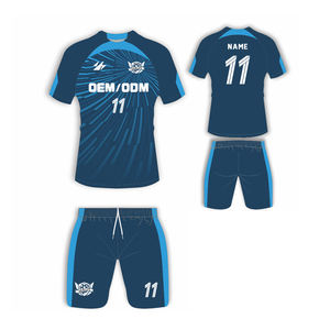 ชุดเสื้อเจอร์ซีย์ใส่ได้ทั้งชายและหญิงชุดเสื้อฟุตบอลแบบแห้งเร็วสำหรับฝึกซ้อมแบบใหม่มีบริการ OEM สำหรับทีมและชุดวอร์ม - Product Image 1