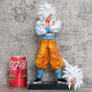 Figura de Colección de Anime <span class=keywords><strong>Dragon</strong></span> <span class=keywords><strong>Ball</strong></span>, Modelo de Son Goku Abrazando a los Cinco <span class=keywords><strong>Super</strong></span> Saiyajin, Figura Bidimensional, Regalo - Product Image 3