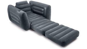 Sofá plegable portátil 2 en 1 moderno, silla inflable extraíble con portavasos para uso en sala de estar interior/exterior - Product Image 2