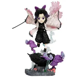 Figura de Acción de PVC de Anime de 13.5 cm de Kochou <span class=keywords><strong>Shinobu</strong></span> de <span class=keywords><strong>Kimetsu</strong></span> <span class=keywords><strong>No</strong></span> <span class=keywords><strong>Yaiba</strong></span>, Modelo de Juguete de <span class=keywords><strong>Cosplay</strong></span> - Product Image 1