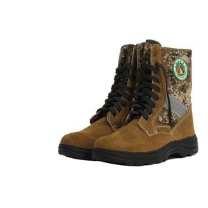 Chaussures de pompier personnalisables directement de l'usine, bottes de sauvetage d'urgence en cuir, combinaison de protection ignifuge pour les forêts, vente en gros - Product Image 2