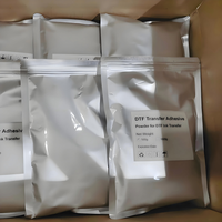 Haute qualité TPU adhésif blanc/noir 1KG sac colle thermofusible DTF poudre pour imprimante DTF