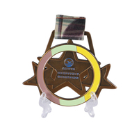 Médaille de football personnalisée Coupe du Monde, récompense personnalisée, souvenir pour fan, antique et moderne