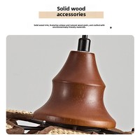 Lampe suspendue en tissu et en forme de liane de style japonais, inspirée du Wabi-sabi, minimaliste, pour salle à manger, lustre LED, application Mijia, blanc chaud