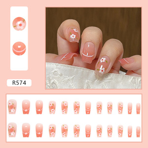 <span class=keywords><strong>Faux</strong></span> <span class=keywords><strong>Ongles</strong></span> à <span class=keywords><strong>Coller</strong></span> en Gros, Pas Chers, de Haute Qualité, Style Français, Forme Cercueil, Pointe Cœur, en ABS - Product Image 2