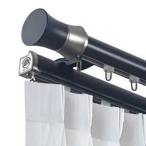China factory wholesale price for sale aluminum alloy curtain track curtain accessories curtain rod