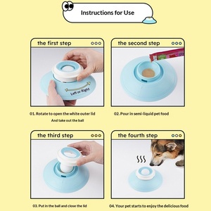 Giocattoli Interattivi per Cani e Gatti, Vassoio Leccabile con Palla Rotante Musicale, Prodotto per Animali Domestici Molto Richiesto - Product Image 2