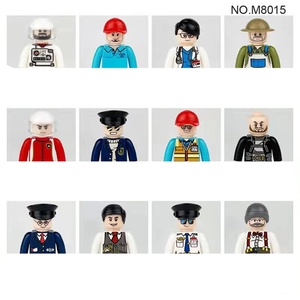 Lot de figurines miniatures professionnelles en blocs de construction, thème métiers, jouets promotionnels DIY - Product Image 4