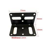 Code d'angle à trois côtés Connecteurs de meubles d'armoire fixes Supports de panneau de couche Codes d'angle Supports d'angle de lit
