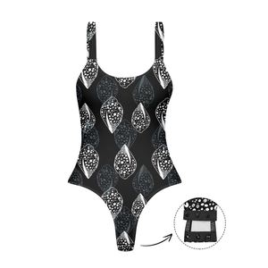 Popolari conchiglie hawaiane stampate su richiesta costumi da bagno <span class=keywords><strong>taglie</strong></span> <span class=keywords><strong>forti</strong></span> tuta staccabile inguinale per la personalizzazione comoda delle donne - Product Image 1