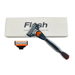 Venta caliente Blister Card OEM <span class=keywords><strong>FLASH</strong></span> Low MOQ System Five 5 Blade Cuchilla de afeitar - Product Image 3