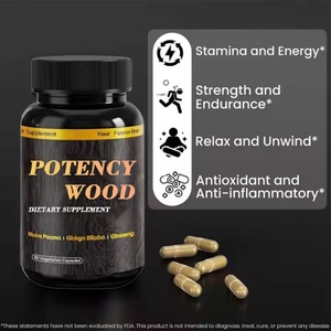 Suplementos Herbales Naturales para la Salud Masculina, Potenciador de Ginseng de Sudáfrica, Berenjena Embriagada, Tribulus Terrestris en Cápsulas - Product Image 2