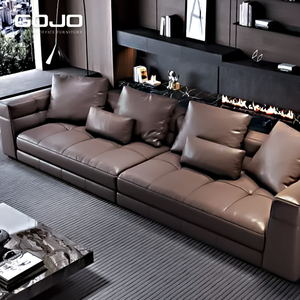 Sofá moderno de fábrica, sofás de oficina seccionales cómodos de cuero Pu, muebles, conjunto de sofá de oficina ejecutivo moderno - Product Image 3