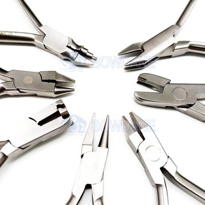 Phòng thí nghiệm nha khoa chỉnh nha plier nance Vòng uốn plier archwire uốn forceps bước hình thành đặc biệt Adam plier - Product Image 1