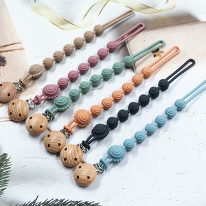 En stock mignon ours forme bébé dentition bâton attache-<span class=keywords><strong>sucette</strong></span> anti-chute chaîne infantile dentition Silicone <span class=keywords><strong>sucette</strong></span> chaîne - Product Image 6