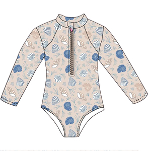 Maillots <span class=keywords><strong>de</strong></span> <span class=keywords><strong>bain</strong></span> <span class=keywords><strong>de</strong></span> plage en gros pour la production en masse, maillots <span class=keywords><strong>de</strong></span> <span class=keywords><strong>bain</strong></span> à manches longues pour adolescentes avec imprimé coquillages hawaïens pour filles <span class=keywords><strong>de</strong></span> 0 à 16 <span class=keywords><strong>ans</strong></span>, bikini - Product Image 6