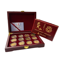 Caja de Insignia de Medalla de Moneda Personalizada, Estuche de Exhibición de Monedas de Desafío, Caja de Terciopelo de Madera de Cuero, Caja de Regalo de Colección
