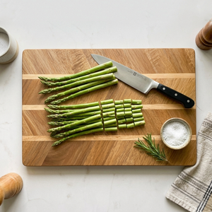 Planche à découper en <span class=keywords><strong>bois</strong></span> d'acacia et caoutchouc, double face, qualité alimentaire, pour cuisine - Product Image 5