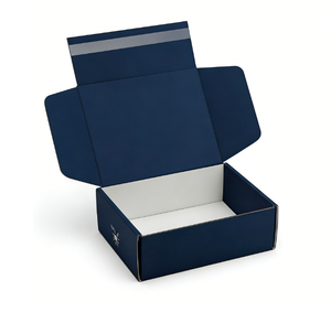 Caja de Cartón Corrugado Aislante Reciclable Personalizada con Tira de Apertura, Ecológica, para Envío de Cosméticos y Embalaje de Pedidos por Correo - Product Image 4