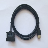 Câble de chargeur USB droit de 2 m, conducteur en cuivre pur, gaine en PVC, feuille, 12 mois pour Ingenico POS ISC250/ISC220/IPP310/IPP320/IPP350