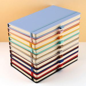 Promotion Pu A4 <b>A5</b> Wholesale A6 Debossed Customized Color Binding Elastic Strap <b>Notebook</b> With Cover Leather - Product Image 3