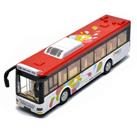 Autobús de Turismo Global de Aleación de Alta Calidad, Autobús de Lujo Fundido a Presión, Modelo de Autobús Fundido a Presión a Escala 1:32 para Niños