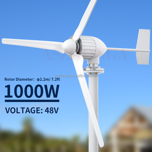 Éolienne à axe horizontal 1KW/1.5KW/2KW/2.5KW 48V/96V à 3 pales pour maison et ferme - Product Image 2