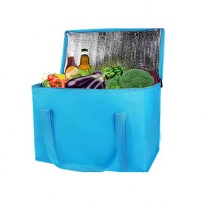 Portable Large-capacity <b>Lunch</b> Insulated <b>Bag</b> Beverage Cooler <b>Bag</b> Non-woven Waterproof Takeaway Insulation <b>Bag</b> - Product Image 1