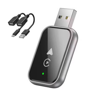 Dongle 2 en 1 Connexion rapide AI Box Bluetooth 5.2 WiFi <span class=keywords><strong>Adaptateur</strong></span> <span class=keywords><strong>sans</strong></span> <span class=keywords><strong>fil</strong></span> Smart Dongle USB-C/USB Plug and Play Android Auto Box - Product Image 1