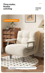 Canapé-<span class=keywords><strong>lit</strong></span> pliable multifonctionnel double usage, simple ou double, pour petit appartement, chambre ou bureau - Product Image 4