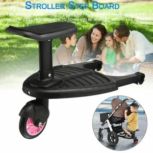 Mode enfants poussette pédale adaptateur deuxième enfant auxiliaire remorque jumeaux Scooter <span class=keywords><strong>auto</strong></span>-<span class=keywords><strong>stoppeur</strong></span> enfants debout plaque avec siège - Product Image 5