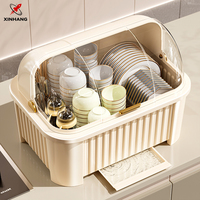 Étagère de rangement pour vaisselle XinHang, étagère de rangement en plastique pour la vaisselle, boîte de rangement multifonctionnelle pour comptoir