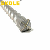 Jeu de forets à maçonnerie SDS-MAX à pointe croisée en carbure de tungstène de qualité supérieure pour marteau perforateur électrique, diamètre 5-40 mm, garantie 3 ans