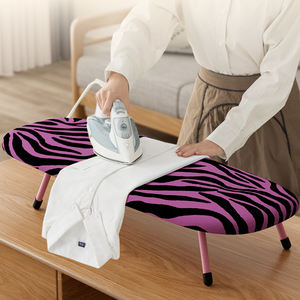 小型家庭用電気二重層アイロンボード折りたたみ可能デザインミニプラスチック製アイロンパッド吊り洋服ラック用リビングルーム - Product Image 2