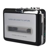 Lecteur de cassette numérique USB mini classique Ezcap218, convertit les cassettes en MP3, enregistrement audio stéréo haute fidélité pour PC et port USB