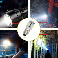 E10 3V 4.5V 6V 9v 12V 24V 5SMD 5050 Ampoules de lampe torche à LED Ampoule de lampe frontale 3000K 6000K Blanc
