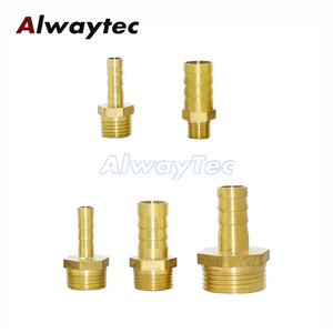 Đồng Ống lắp 4mm-19mm Kích thước đúc kỹ thuật hose barb đuôi nam nối Doanh Đồng coupler adapter 1/8 \ "3/8 \" BSP - Product Image 5