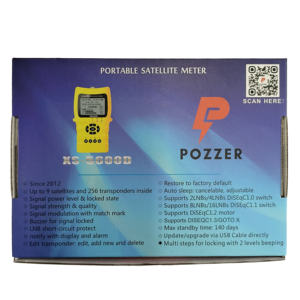 SYTA XS-5600D 휴대용 디지털 신호 강도 품질 테스터 satmeter 파인더 DiSEqC 지원 9 위성 위성 위성 TV 수신기 - Product Image 6