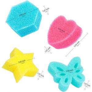 Éponge de nettoyage de cuisine douce dans l'eau chaude, ferme dans l'eau froide, éponge en cellulose réutilisable et lavable pour le nettoyage de la vaisselle - Product Image 6