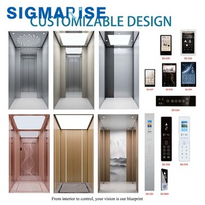 SIGMARISE - Ascensores <span class=keywords><strong>Interiores</strong></span> de Lujo Chinos <span class=keywords><strong>para</strong></span> Viviendas Privadas, Marca Más Vendida, Diseño Personalizado, 400 kg, 3 Pisos - Product Image 4