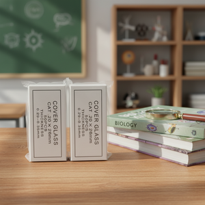 Medizinische Laborbedarf 0,29-0,35mm Histologie-Glaswaren Mikroskop-Objektträger Abdeckgläser für Blutzählkammern - Product Image 1