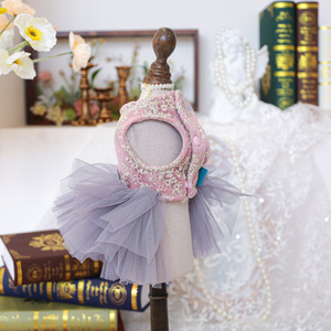 Vente en gros de vêtements pour chiens Robe de luxe à la mode Miss Univers Princesse Vêtements pour petits chiens chats Robe pour chiens - Product Image 6