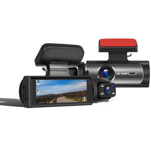 Nouveau Offre Spéciale 3.16 pouces écran pour voiture HD 1080P avant et intérieur double objectif enregistreur de conduite voiture Dash Cam - Product Image 1