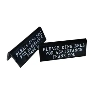 Black Acrylic Signs