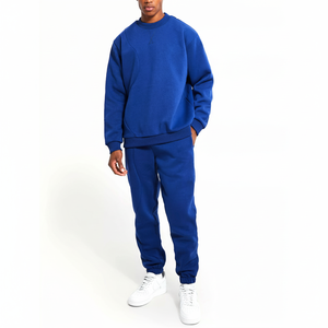 Ensemble de sweat-shirts d'hiver solides pour hommes Jogging Sportswear Suit Écologique Longueur au genou 100% Coton Personnalisé OEM Vente en gros - Product Image 1