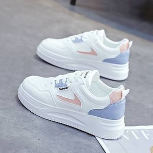 2026 Spring New Leather Solid Color Small <b>White</b> Flat Students Leisure Sports Single <b>Shoes</b> Female - Product Image 1
